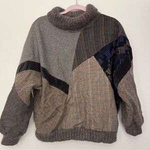 Unique, rare  Canvasbacks Inc. Women's vintage sweater, size M, art-to-wear